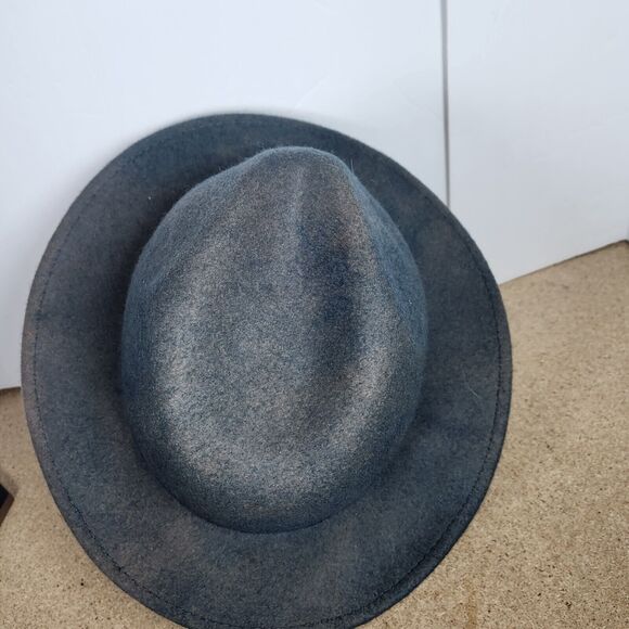 Target Gray 100% Wool Fedora Hat charcoal classic - Picture 5 of 10